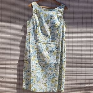 Hawaiian print dress,  Aloha dress.